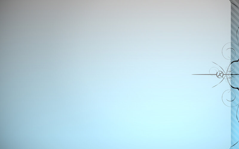blue gradient with decorative swirl