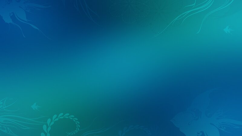blue gradient with floral patterns