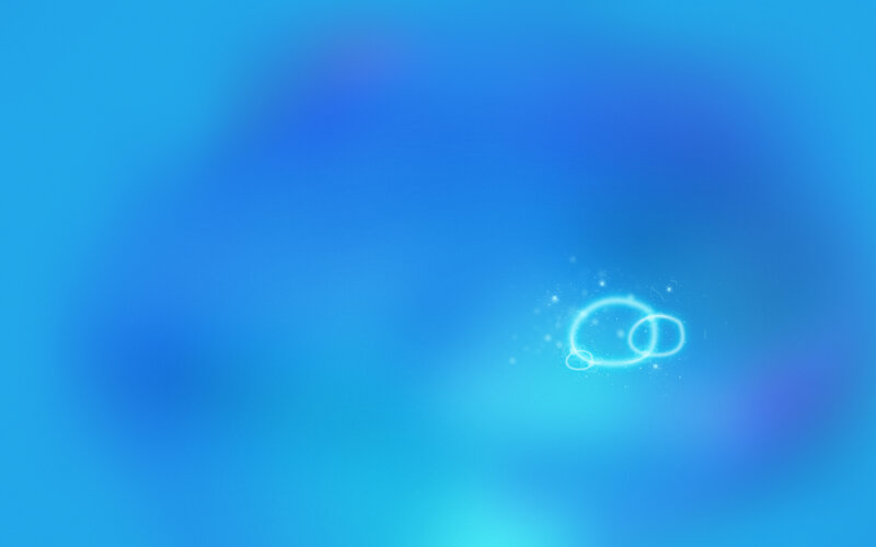 blue gradient with glowing rings