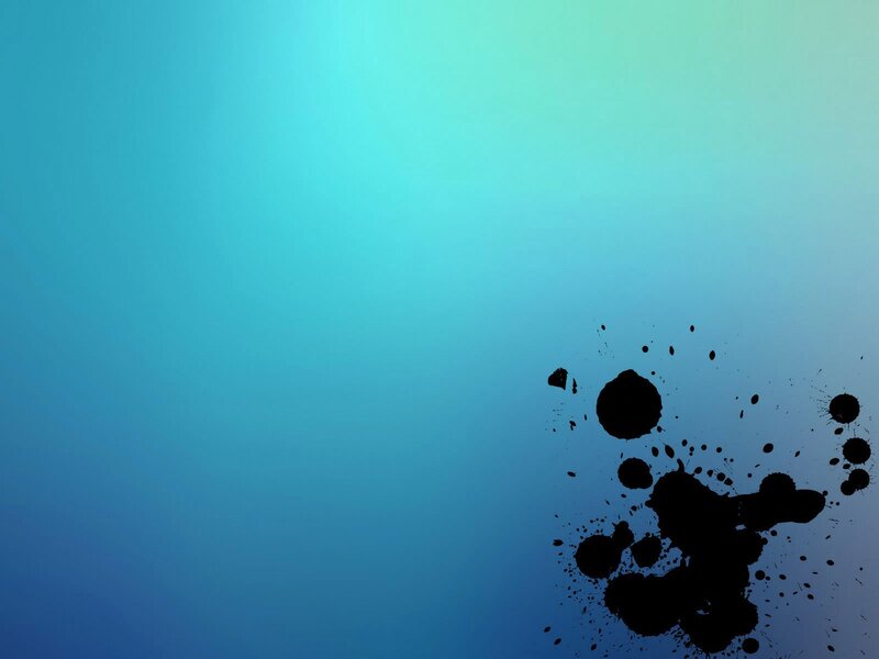 blue gradient with ink splatters