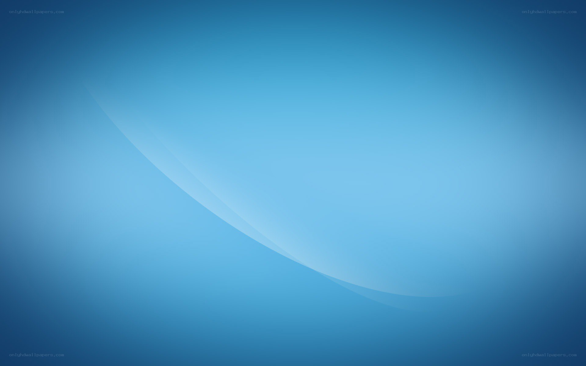 blue gradient with light curve
