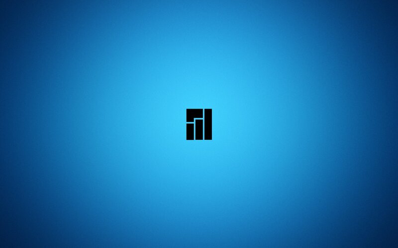 blue gradient with logo