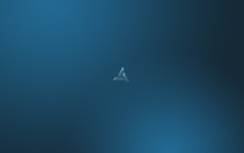 blue gradient with logo