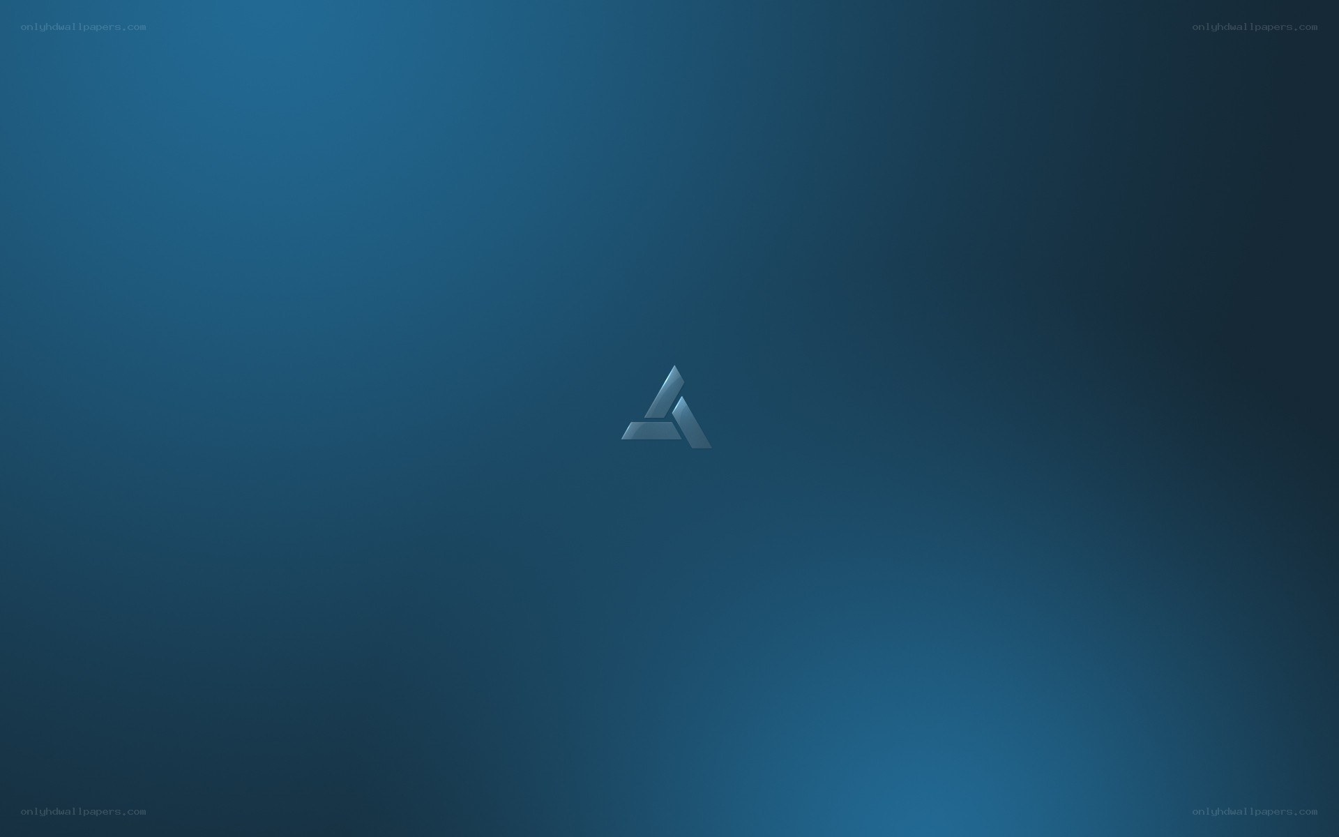 blue gradient with logo