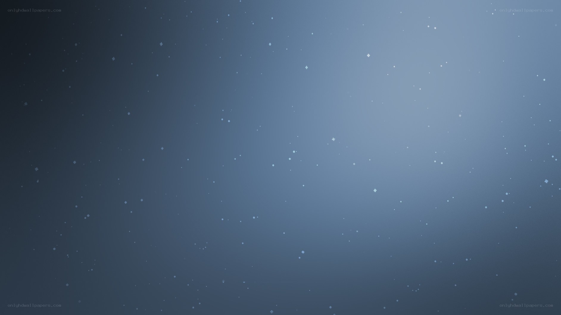 blue gradient with stars