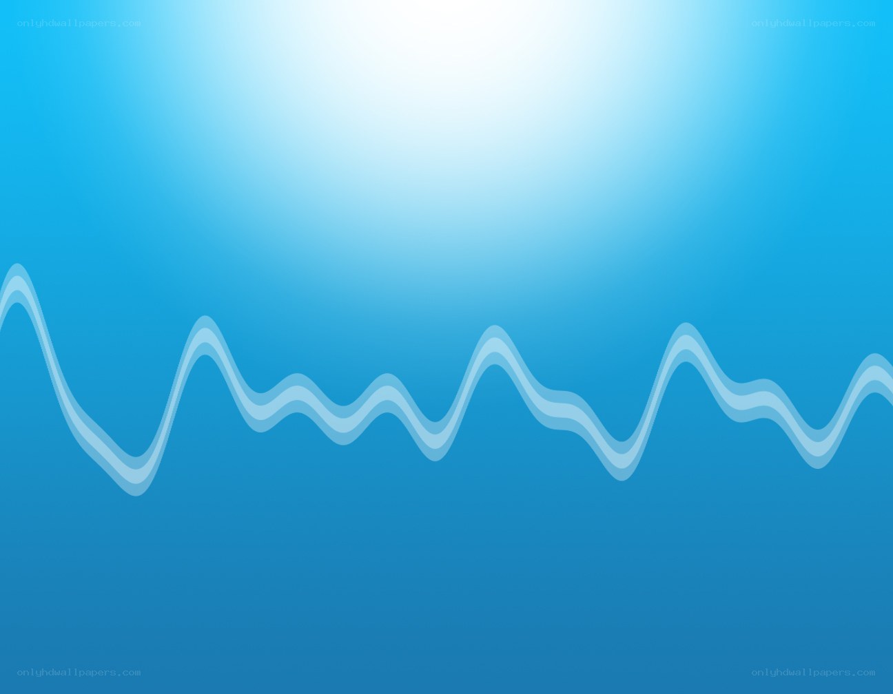 blue gradient with wave pattern