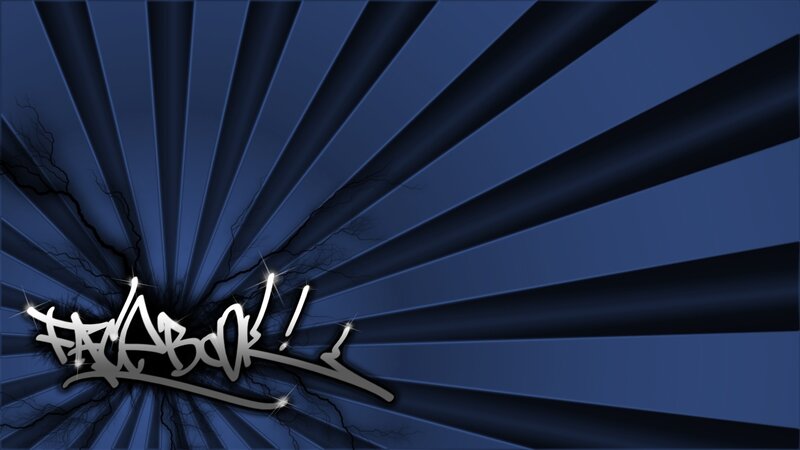 blue graffiti background with lightning