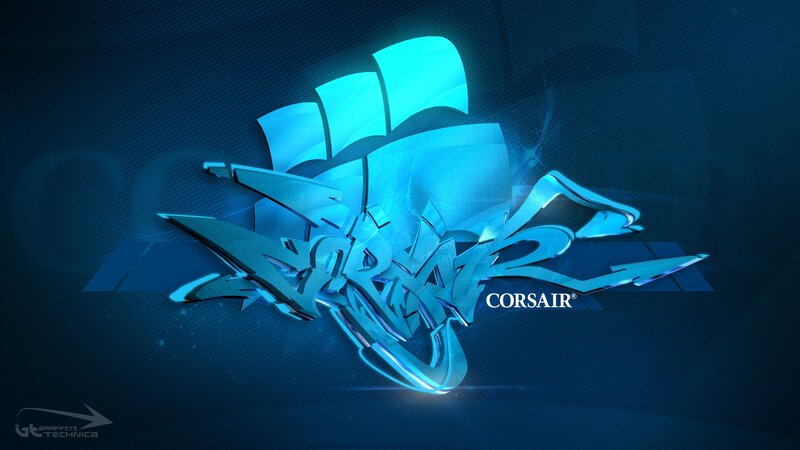 Blue Graffiti Logo — Dramatic