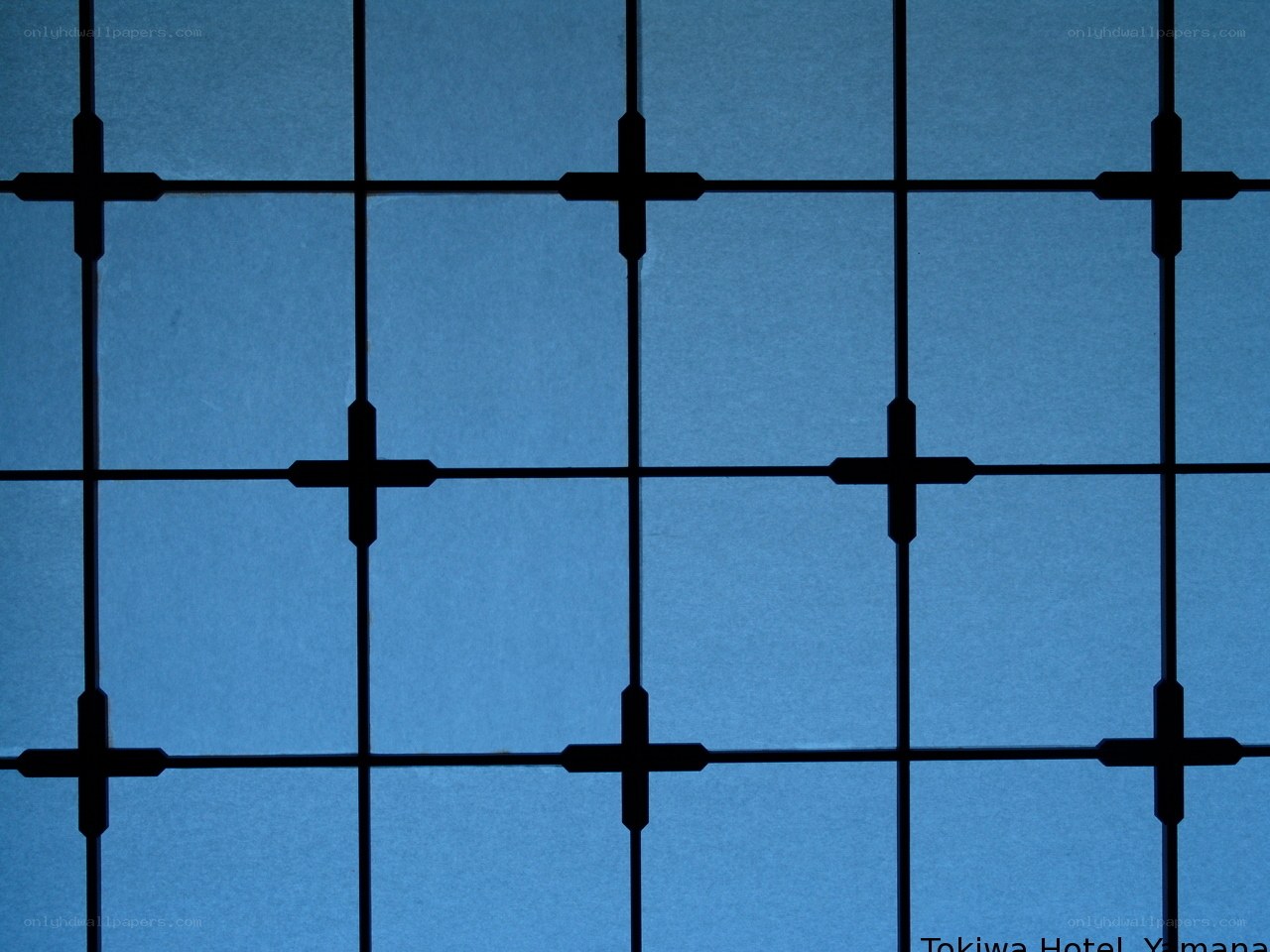 blue grid pattern
