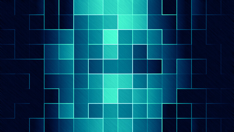 Blue Grid Pattern — Calm, Abstract, Squares