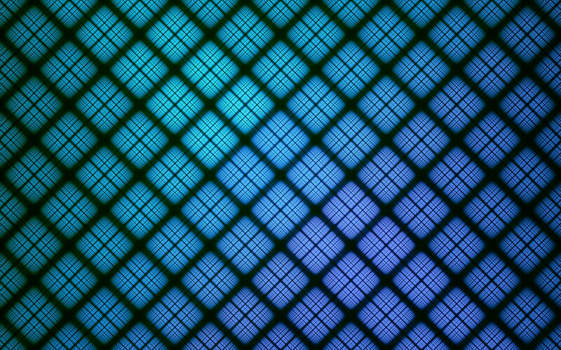 Blue Grid Pattern — Calm, Abstract