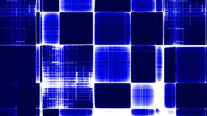 Blue Grid Pattern — Technological, Abstract
