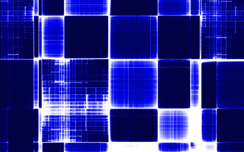 Blue Grid Pattern — Technological