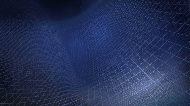 Blue Grid Surface — Abstract