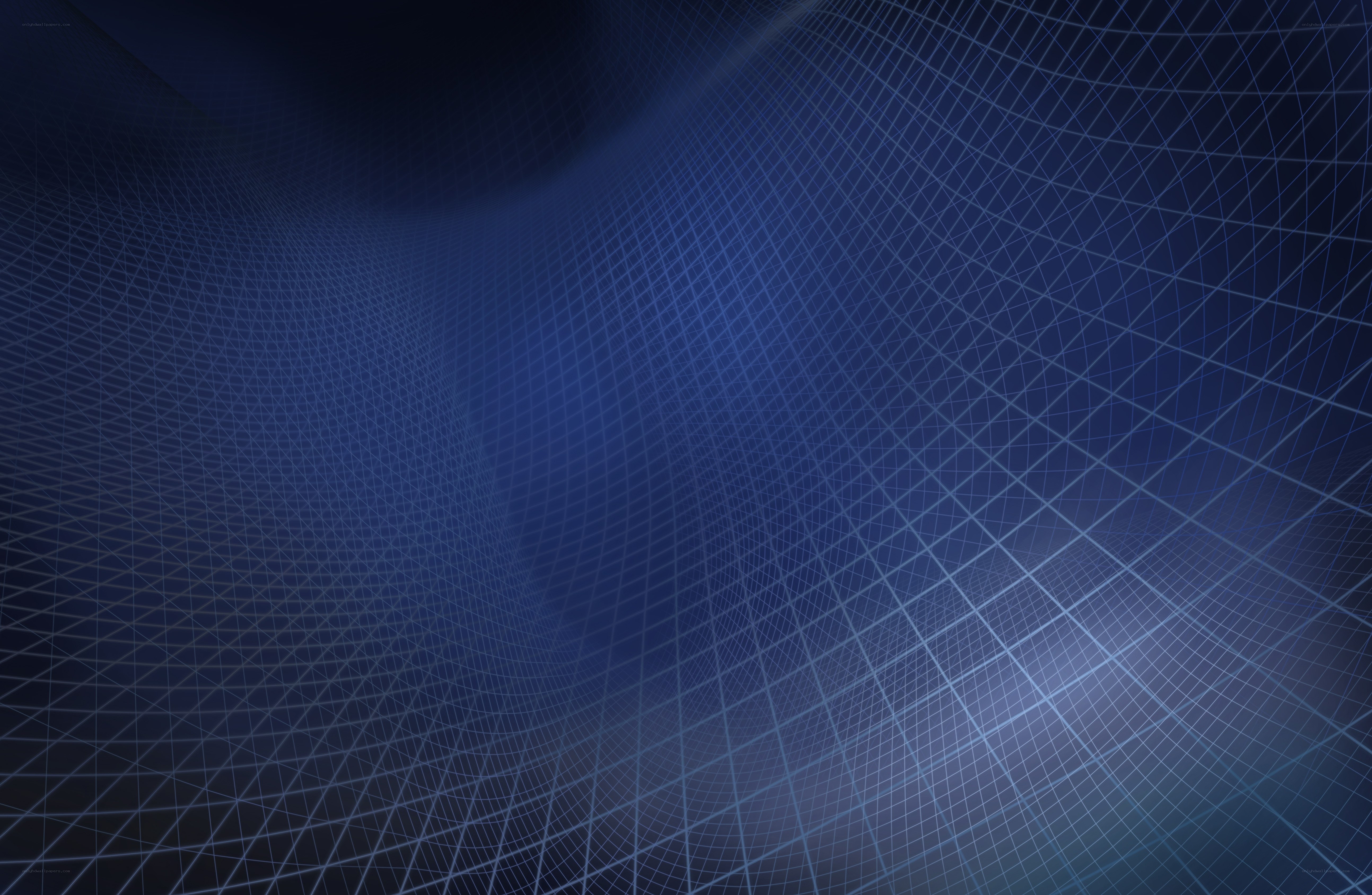 blue grid surface