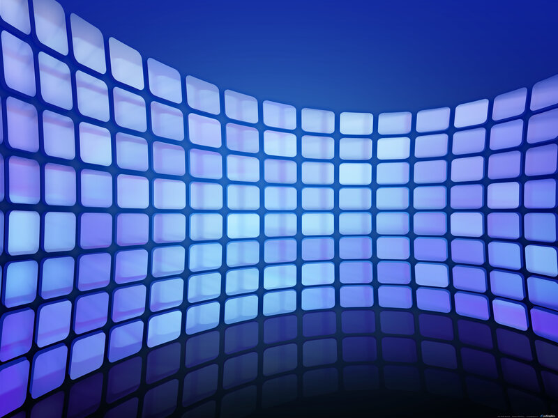 blue grid wall background