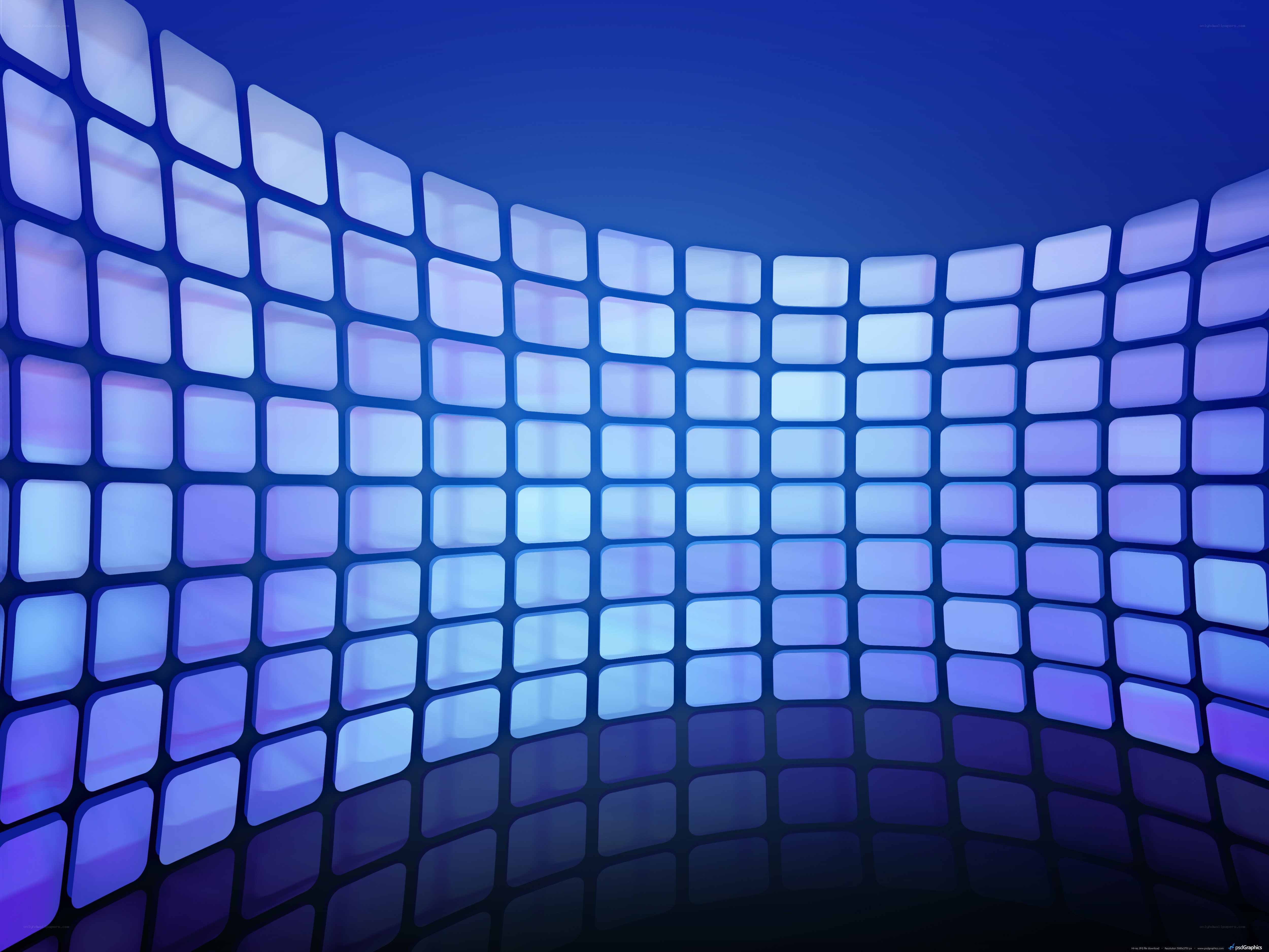 blue grid wall background