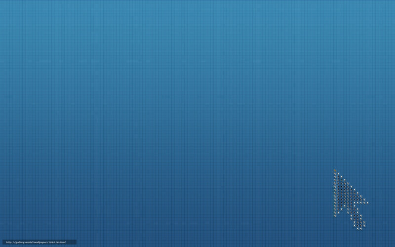 blue grid with cursor