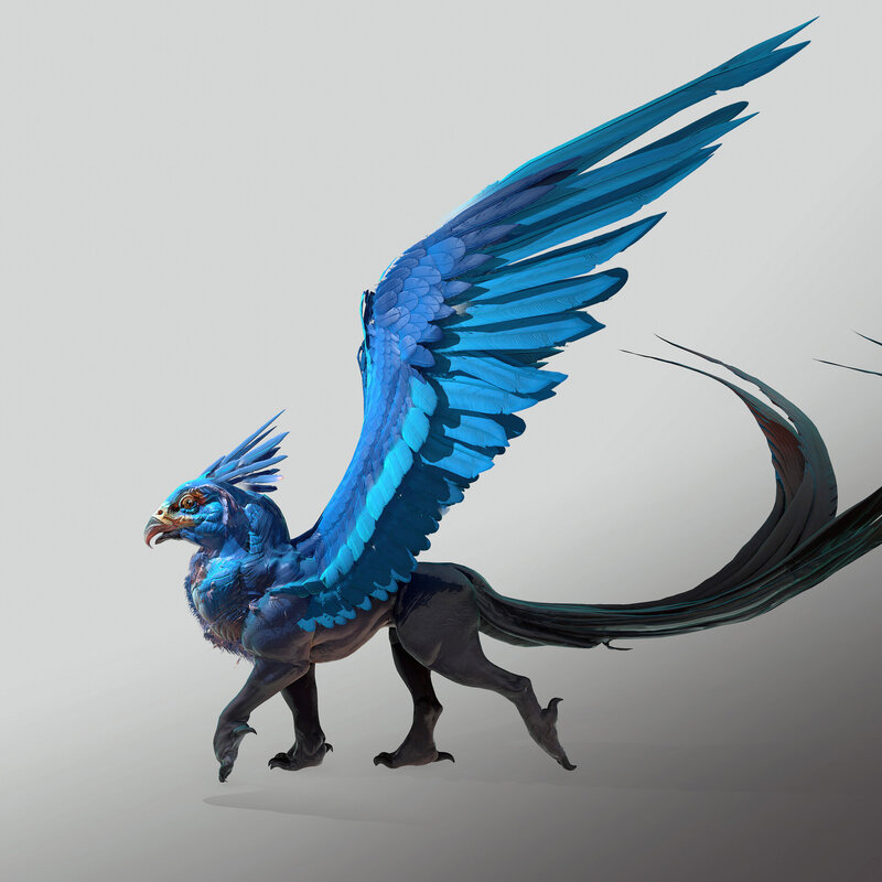 Blue Griffin Creature