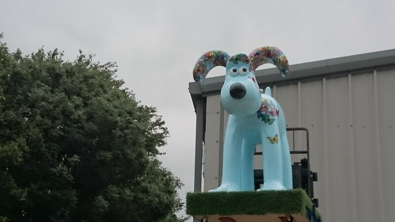 Blue Gromit Statue