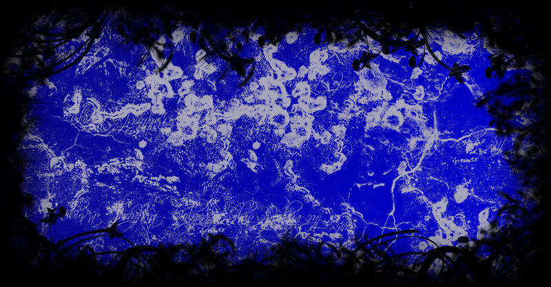 blue grunge texture with vines