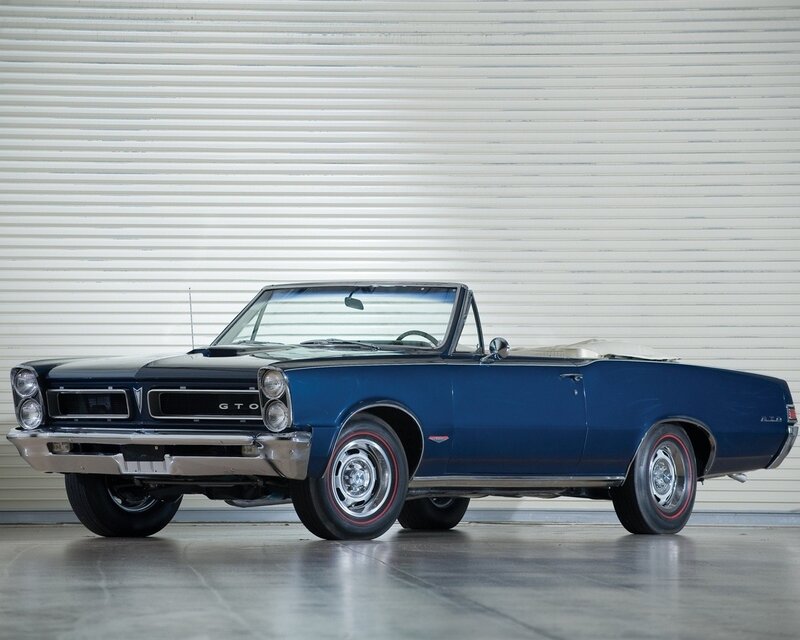 Blue GTO Convertible