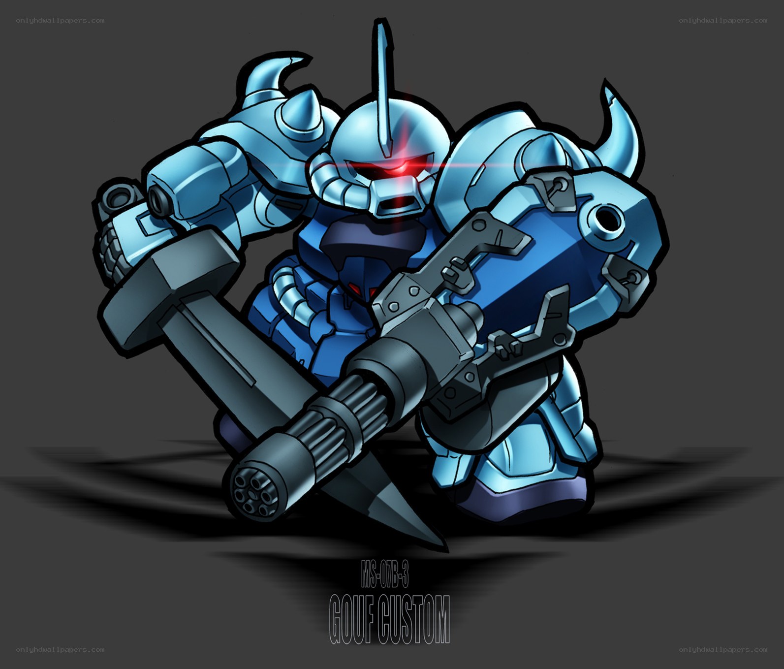 Blue Gundam Custom Model