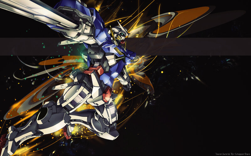 Blue Gundam in Action
