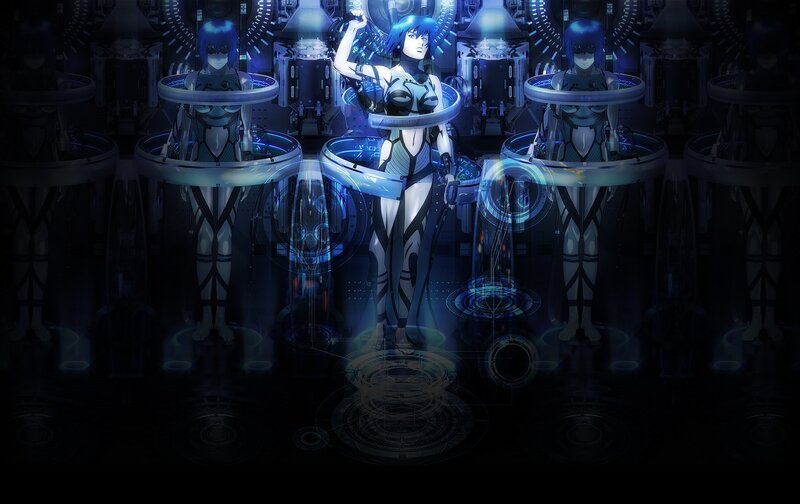 Blue-haired Android Woman