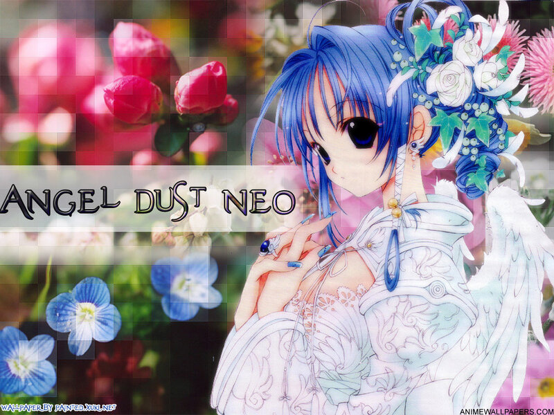 Blue-haired Angel Girl — Blue, Serene