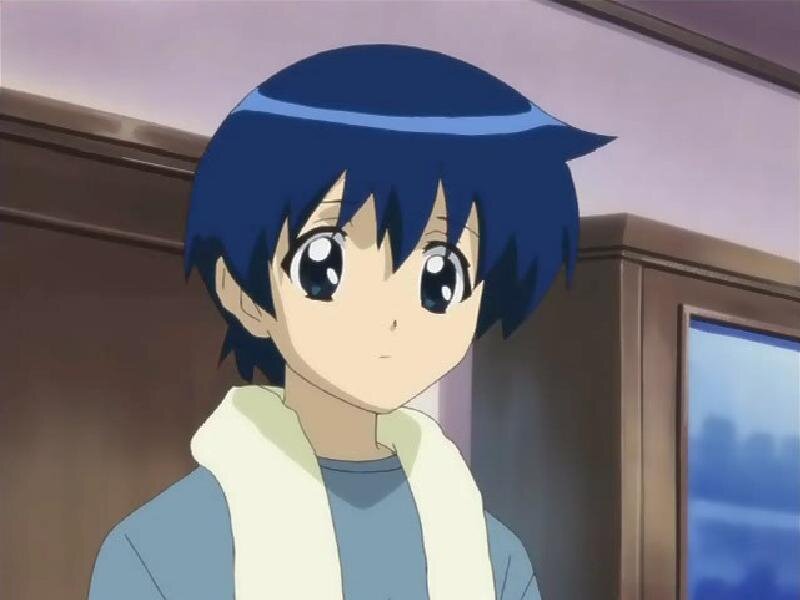 Blue-haired Anime Boy — Blue