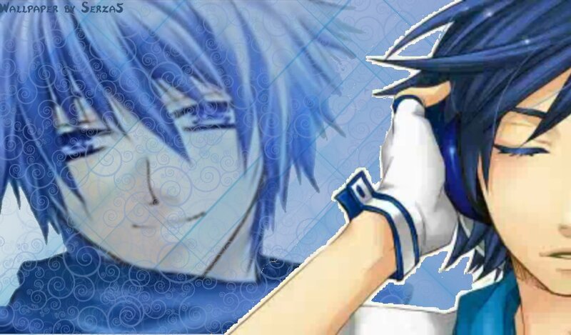 Blue-haired Anime Character — Blue, Calm, Anime Art