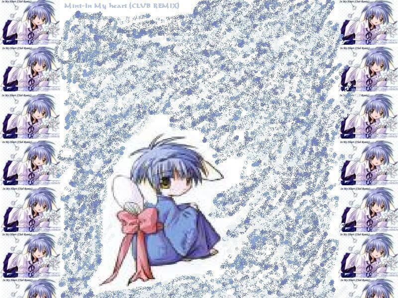 Blue-haired Anime Character — Blue, Calm, Anime Character