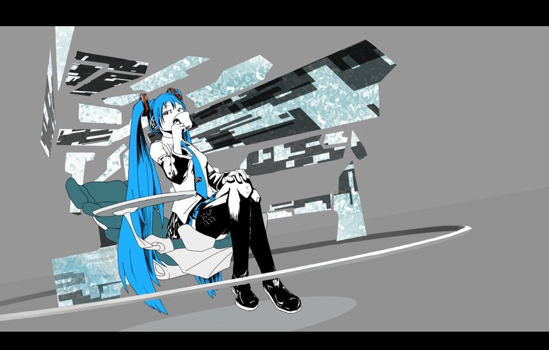 Blue-haired Anime Character — Blue, Calm, Mug