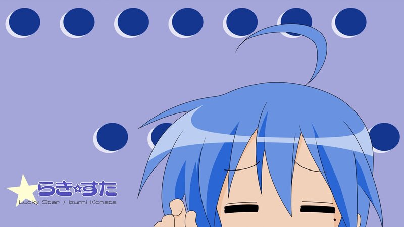 Blue-haired Anime Character — Blue, Calm, Night, Moon Phases