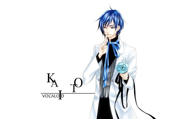 Blue-haired Anime Character — Blue, Calm, White Coat