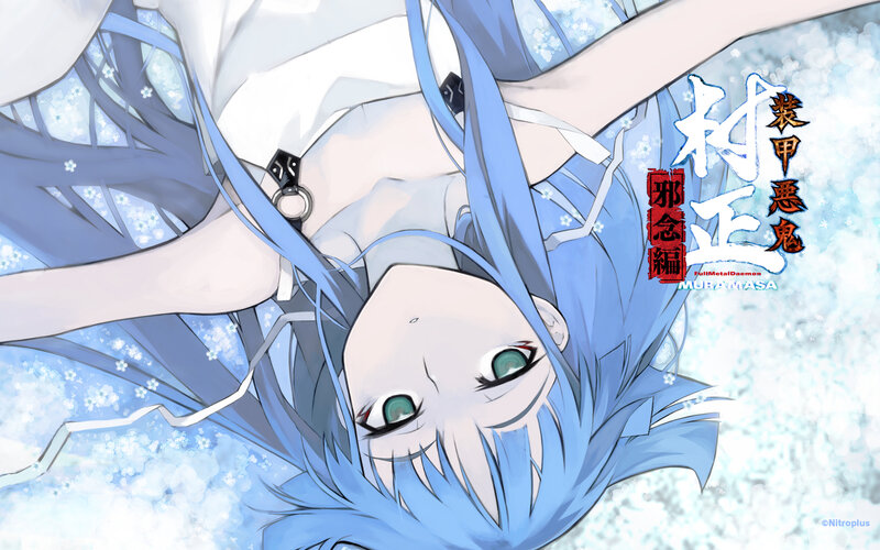 Blue-haired Anime Character — Blue, Calm, Winter, Anime Art