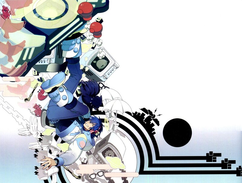Blue-haired Anime Character — Blue, Chaotic
