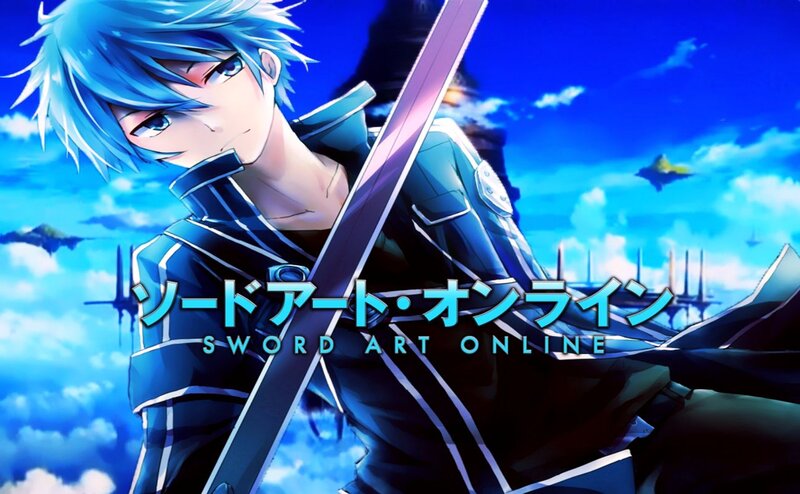 Blue-haired Anime Character — Blue, Dramatic, Afternoon, Sword