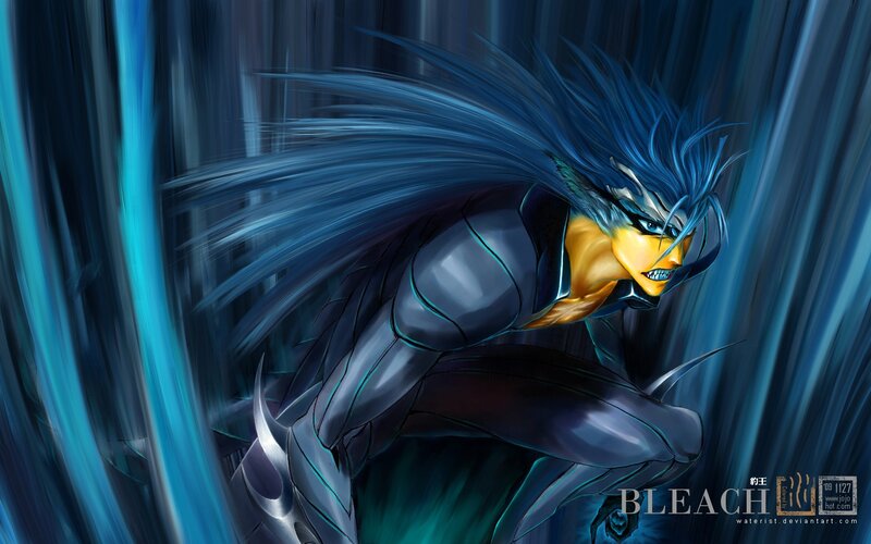 Blue-haired Anime Character — Blue, Dramatic, Digital Art, Anime Art