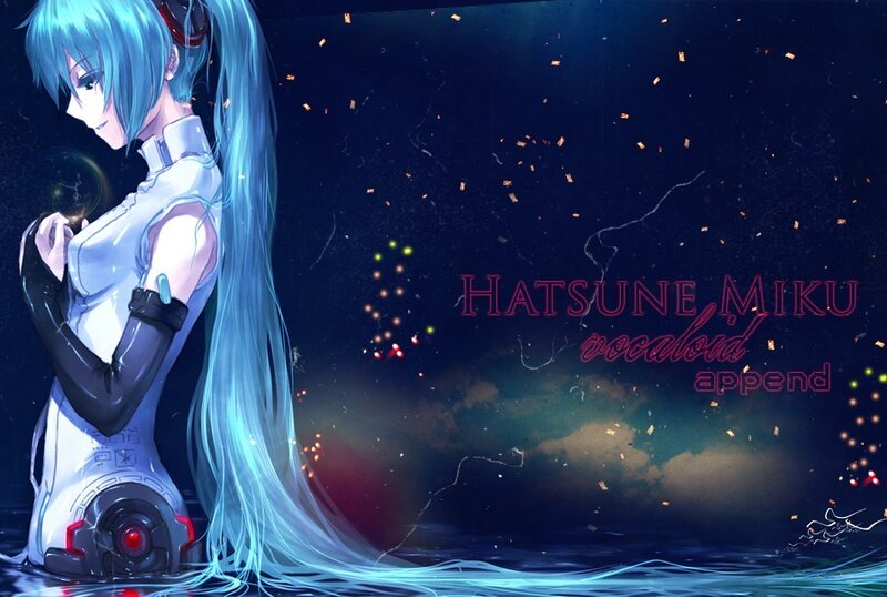 Blue-haired Anime Character — Blue, Dramatic, Night, Digital Art