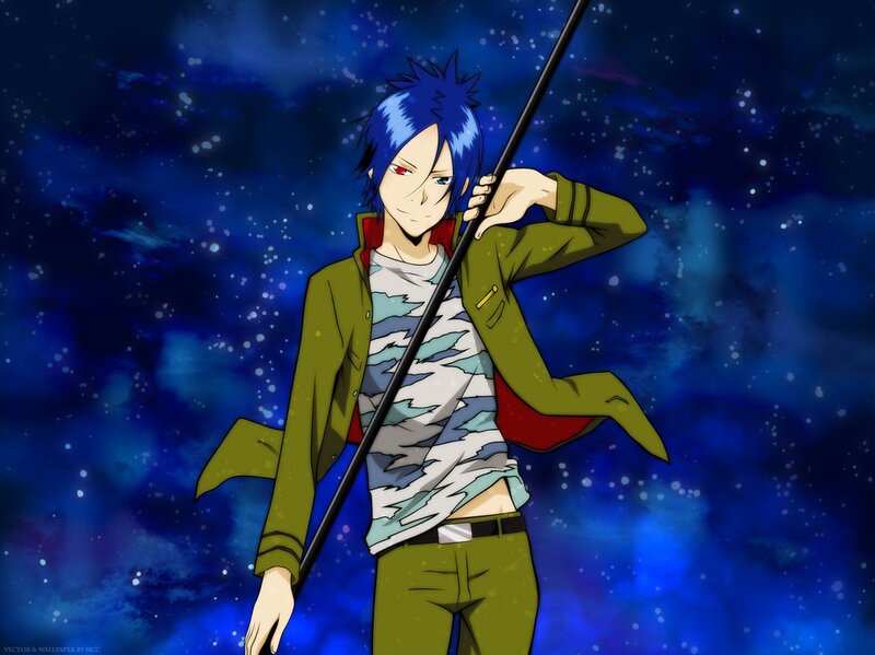 Blue-haired Anime Character — Blue, Dramatic, Night, Staff