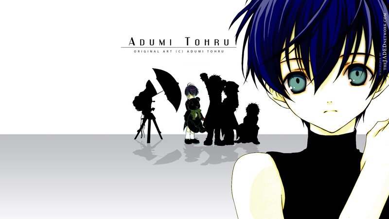 Blue-haired Anime Character — Blue, Dramatic, Silhouette