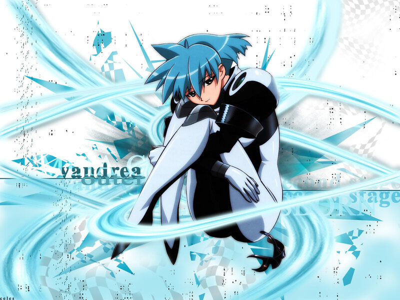 Blue-haired Anime Character — Blue, Dynamic, Anime Character