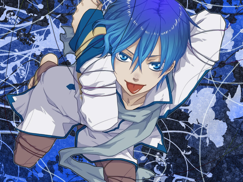 Blue-haired Anime Character — Blue, Dynamic, Manga, Anime Art