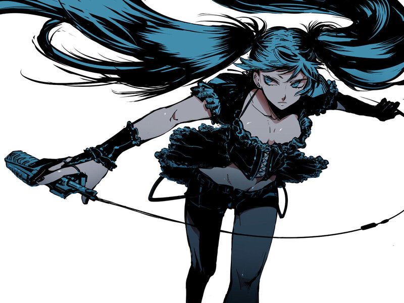 Blue-haired Anime Character — Blue, Dynamic, Manga