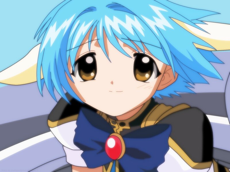 Blue-haired Anime Character — Blue, Innocent