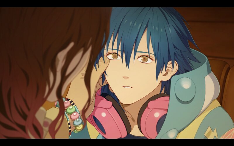 Blue-haired Anime Character — Blue, Intimate
