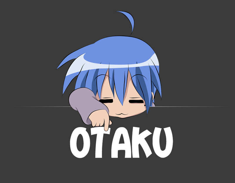 Blue-haired Anime Character — Blue, Playful, Text