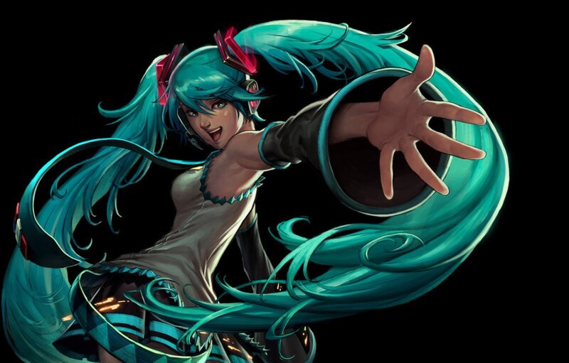 Blue-haired Anime Character — Cyan, Dynamic